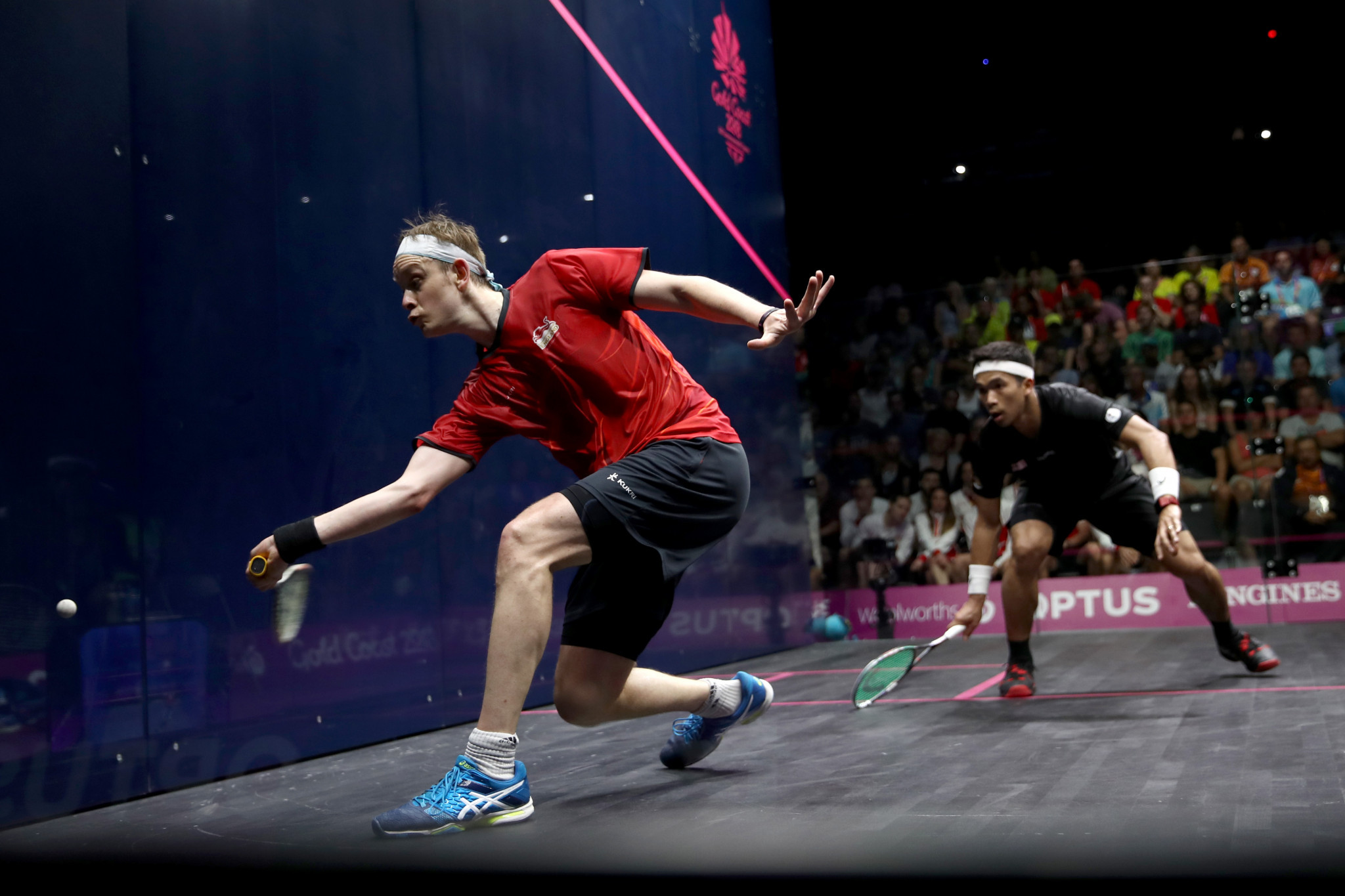 Squash is the world's most physically demanding racket sport, data has claimed ©Getty Images
