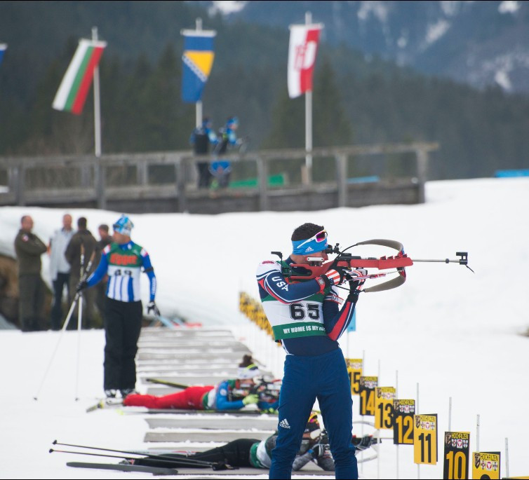 Biathlon was among the sports on the programme ©CISM