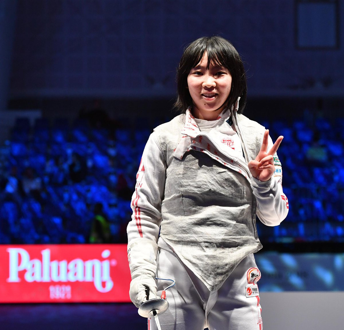 Japan's Yuka Ueno collected her second individual foil gold medal ©FIE
