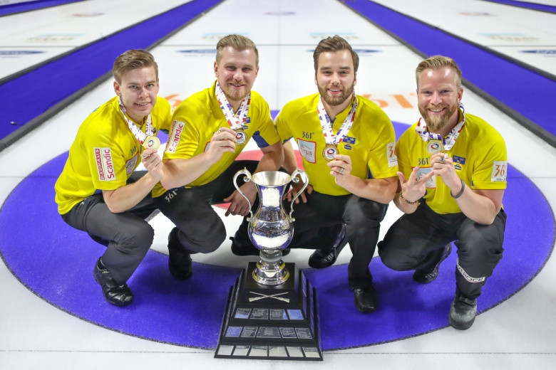 Sweden were crowned world champions as they beat Canada in Las Vegas ©WCF