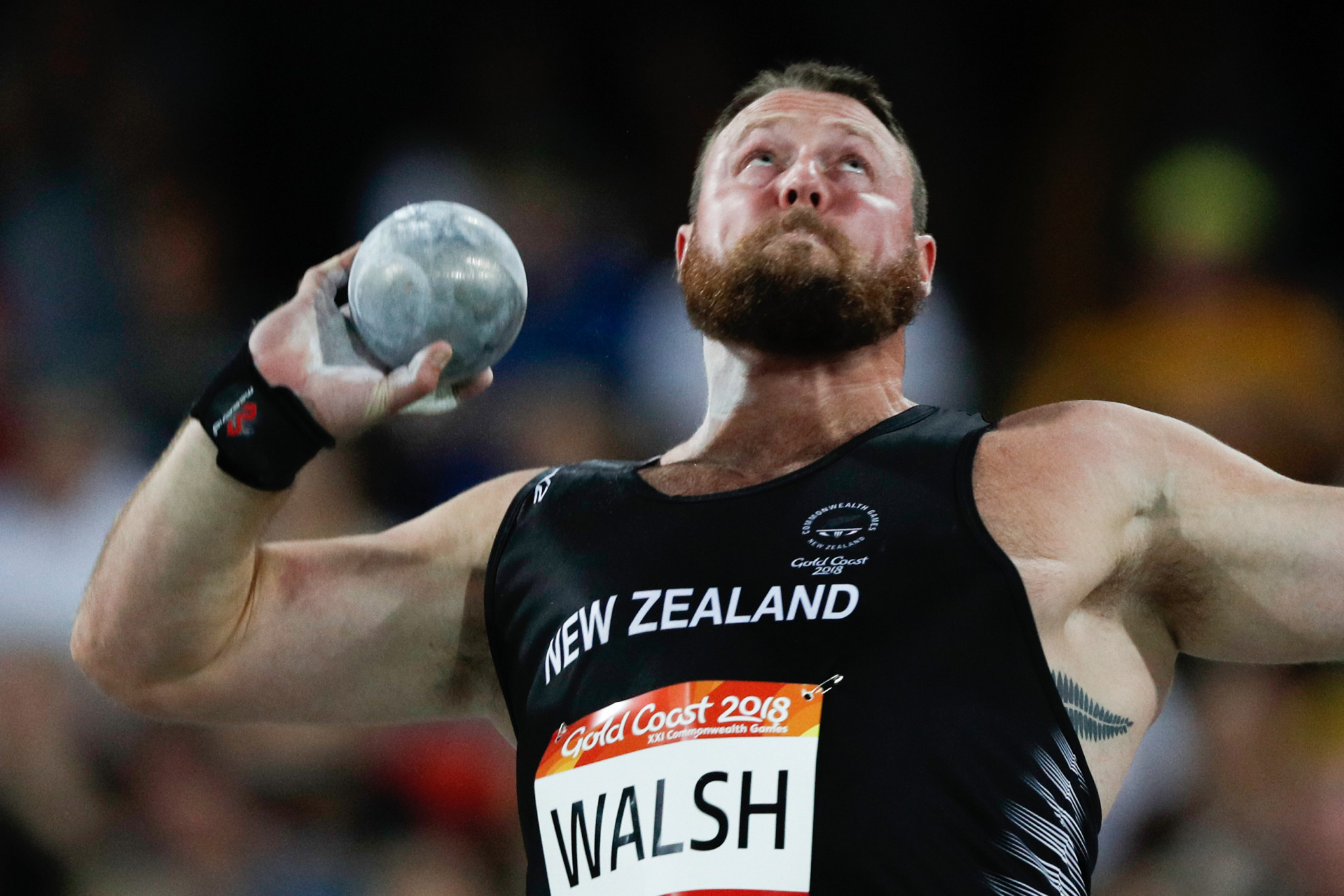 New Zealand's Tomas Walsh won the men's shot put ©Getty Images