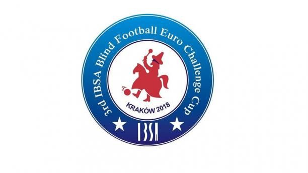 Logo for blind football's Euro Challenge Cup 2018 in Krakow unveiled by IBSA