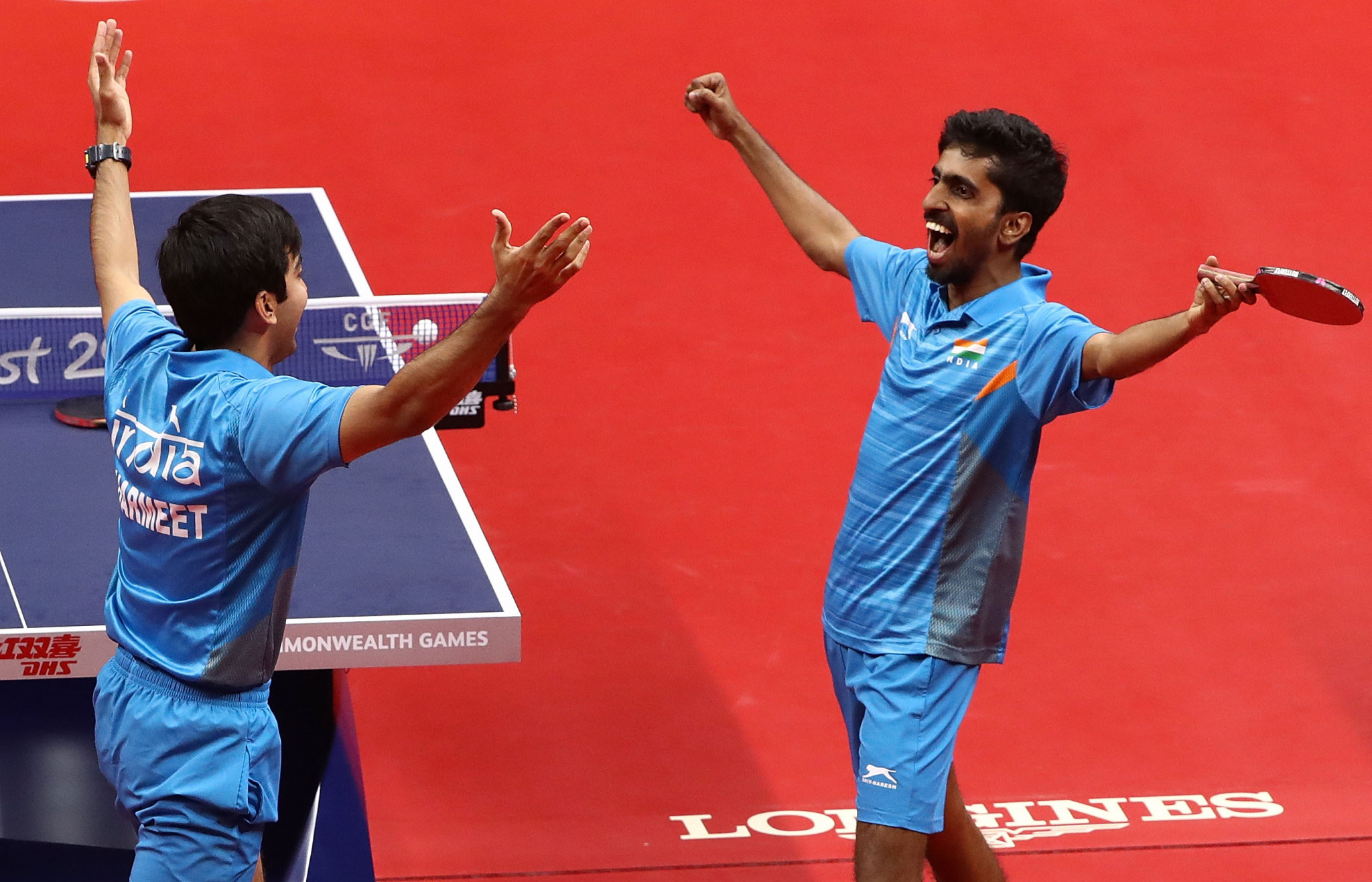 India clinch men's team table tennis title at Gold Coast 2018