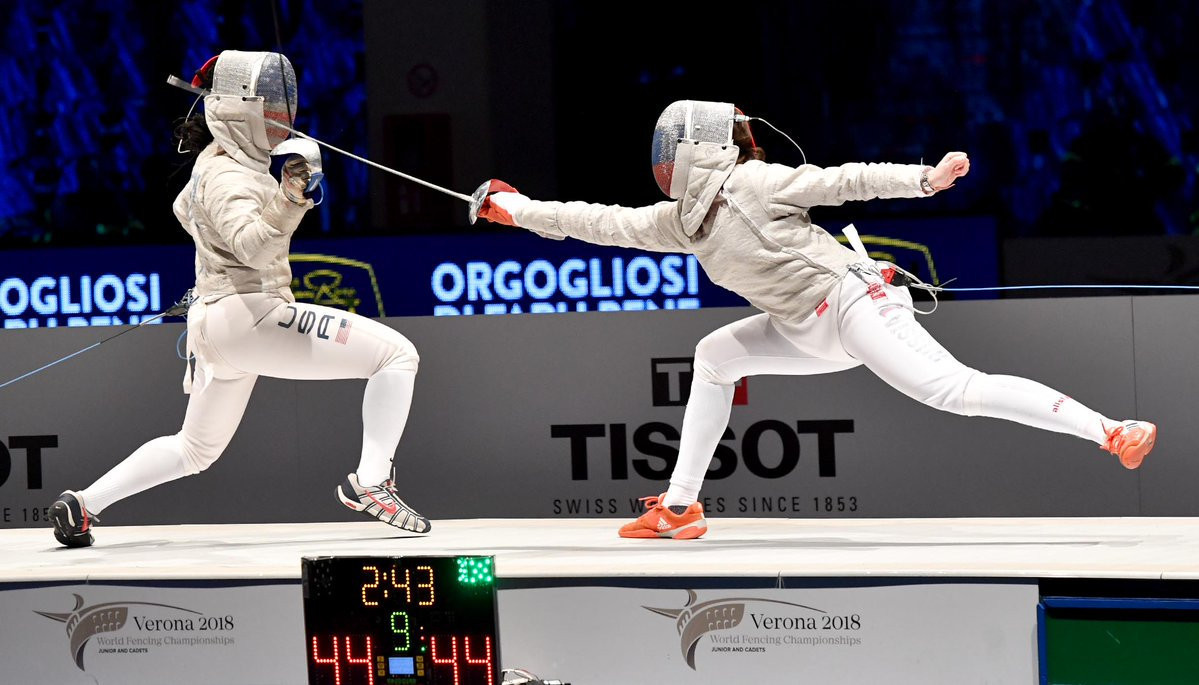 Russia's successes at the Junior and Cadets World Championships in Verona were capped by victory in the men's junior foil team event on the final day ©FIE