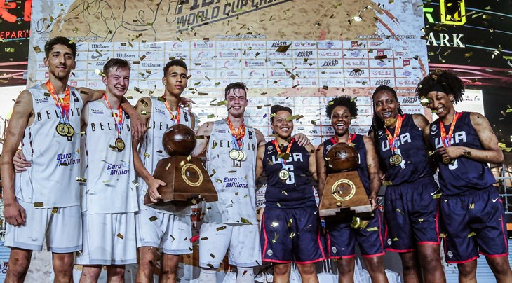 Belgium and the United States won the 3x3 U18 World Cup in Chengdu last year ©FIBA