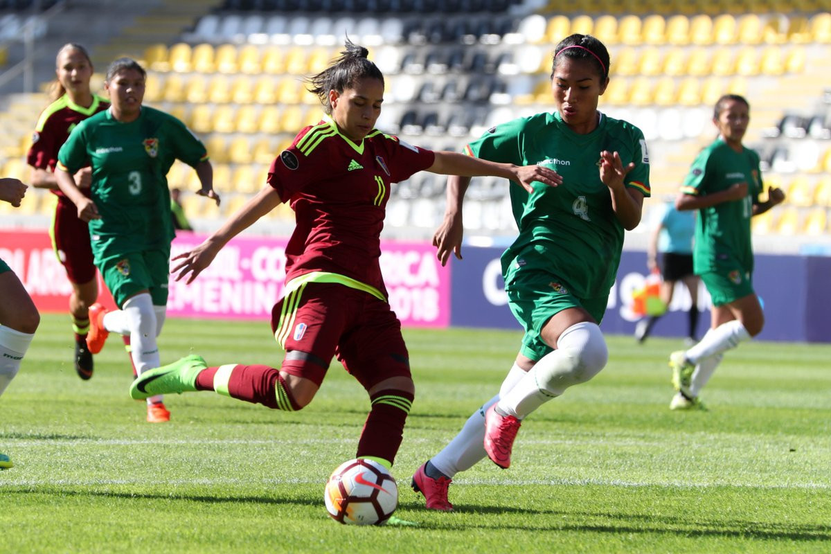 Venezuela continued their 100 per cent start to the Copa América Femenina ©Twitter