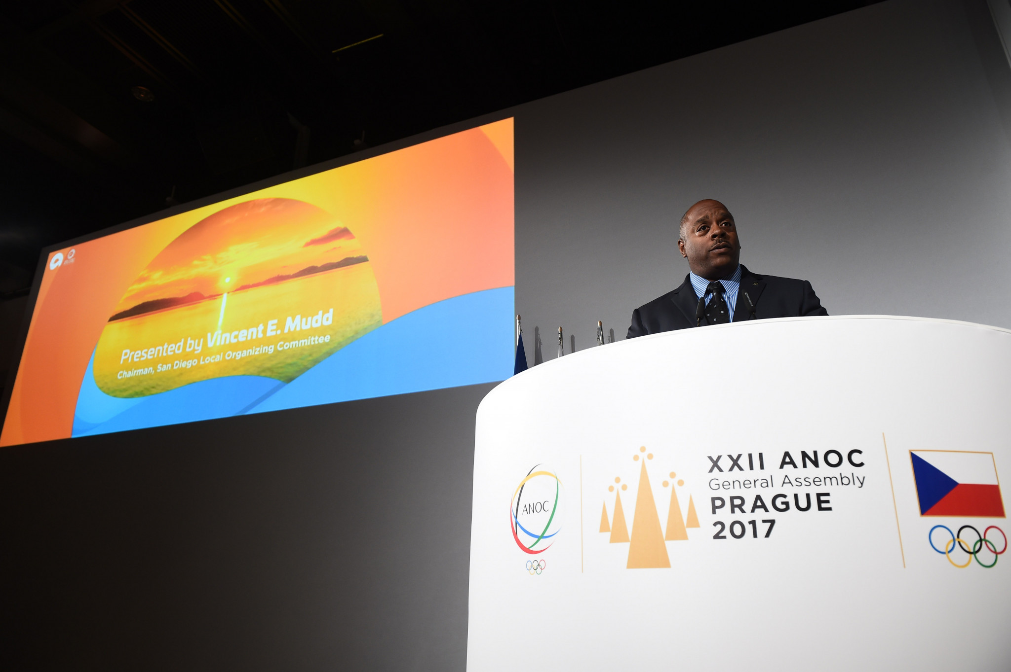 Vincent Mudd is the chairman of the Organising Committee for the inaugural ANOC World Beach Games ©Getty Images