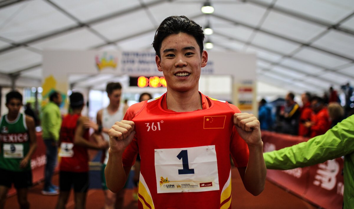 Haoyang Wang of China topped men's qualification in Portugal ©UIPM