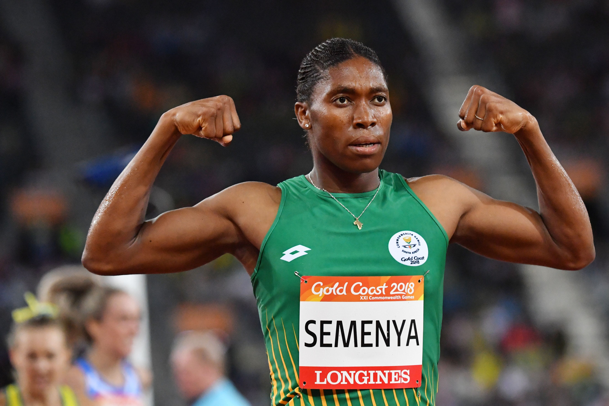 South Africa's Caster Semenya powered to victory in the women's 1,500m ©Getty Images