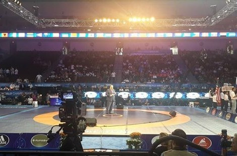 United World Wrestling President Nenad Lalović delivered a short speech during the Opening Ceremony ©ITG 