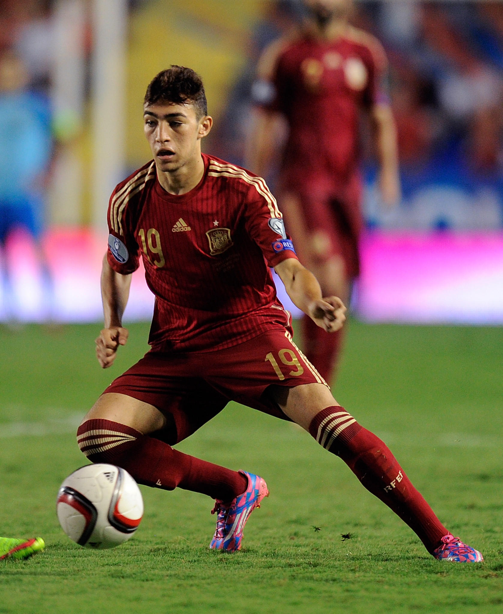 Munir El Haddadi made his debut for the Spanish national team in 2016 ©Getty Images