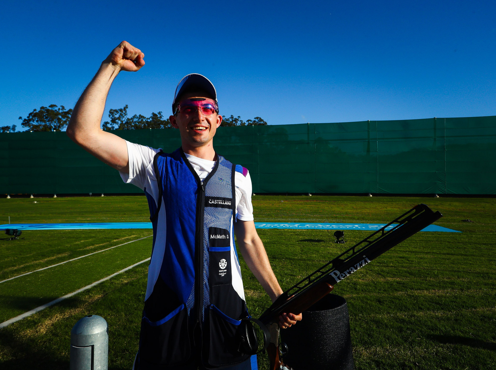 David McMath triumphed in the men's double trap competition ©Getty Images
