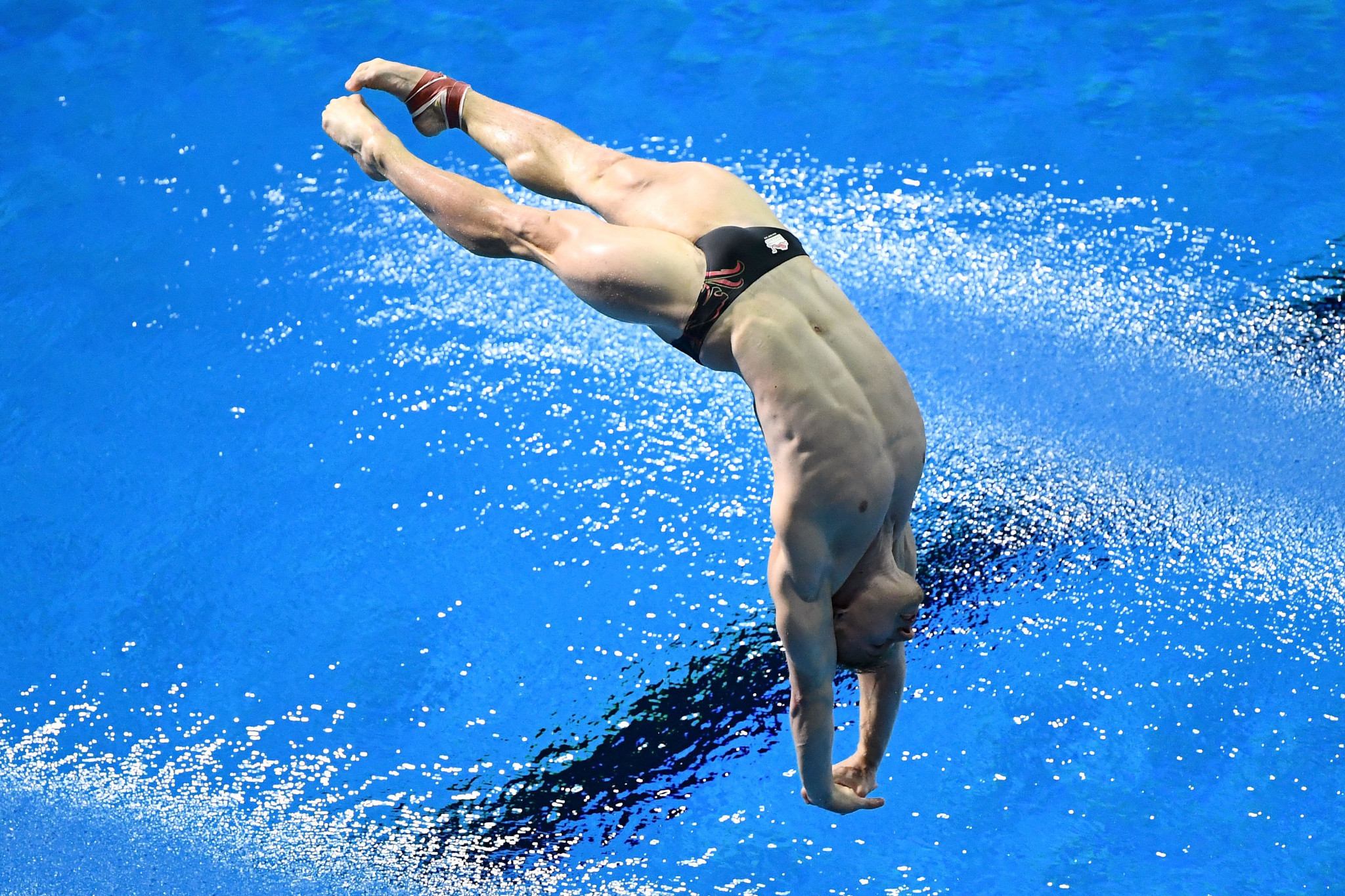 England's Jack Laugher lived up to his billing by taking gold in the men's one metre springboard event ©Getty Images