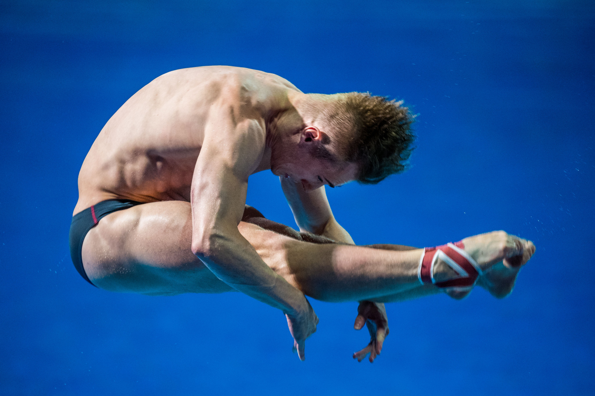 Olympic gold medallist Jack Laugher of England retained his Commonwealth Games one metre springboard title ©Getty Images