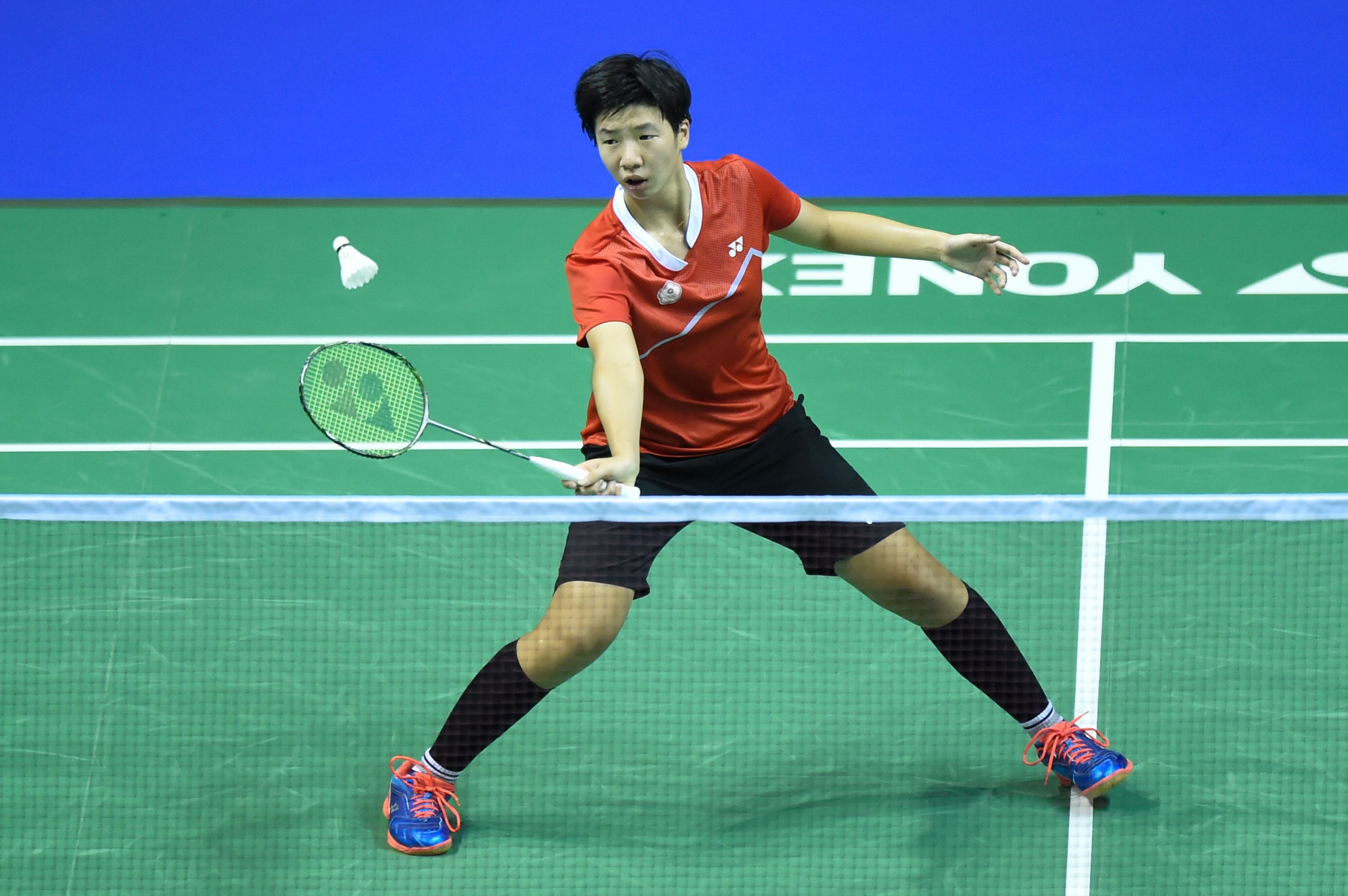 Chinese Taipei's women's singles top seed at the BWF Lingshui China Masters won her opening match today ©Getty Images