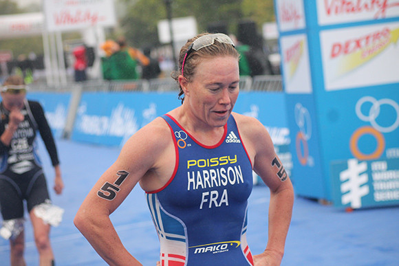 Triathlete Jessica Harrison is among the members of the Paris 2024 Athletes' Commission ©ITU