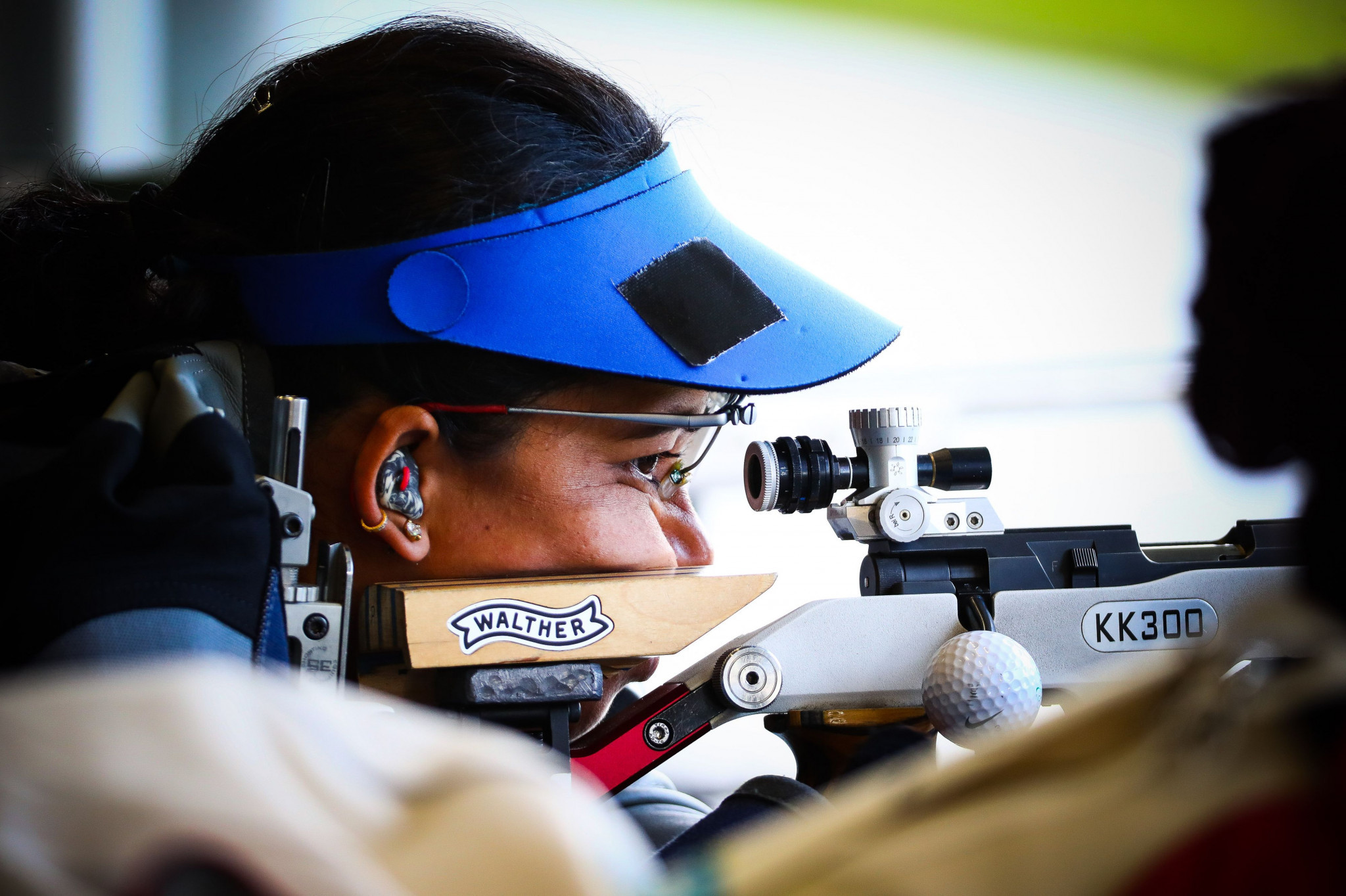India's Tejaswini Sawant finished in the silver medal position ©Getty Images