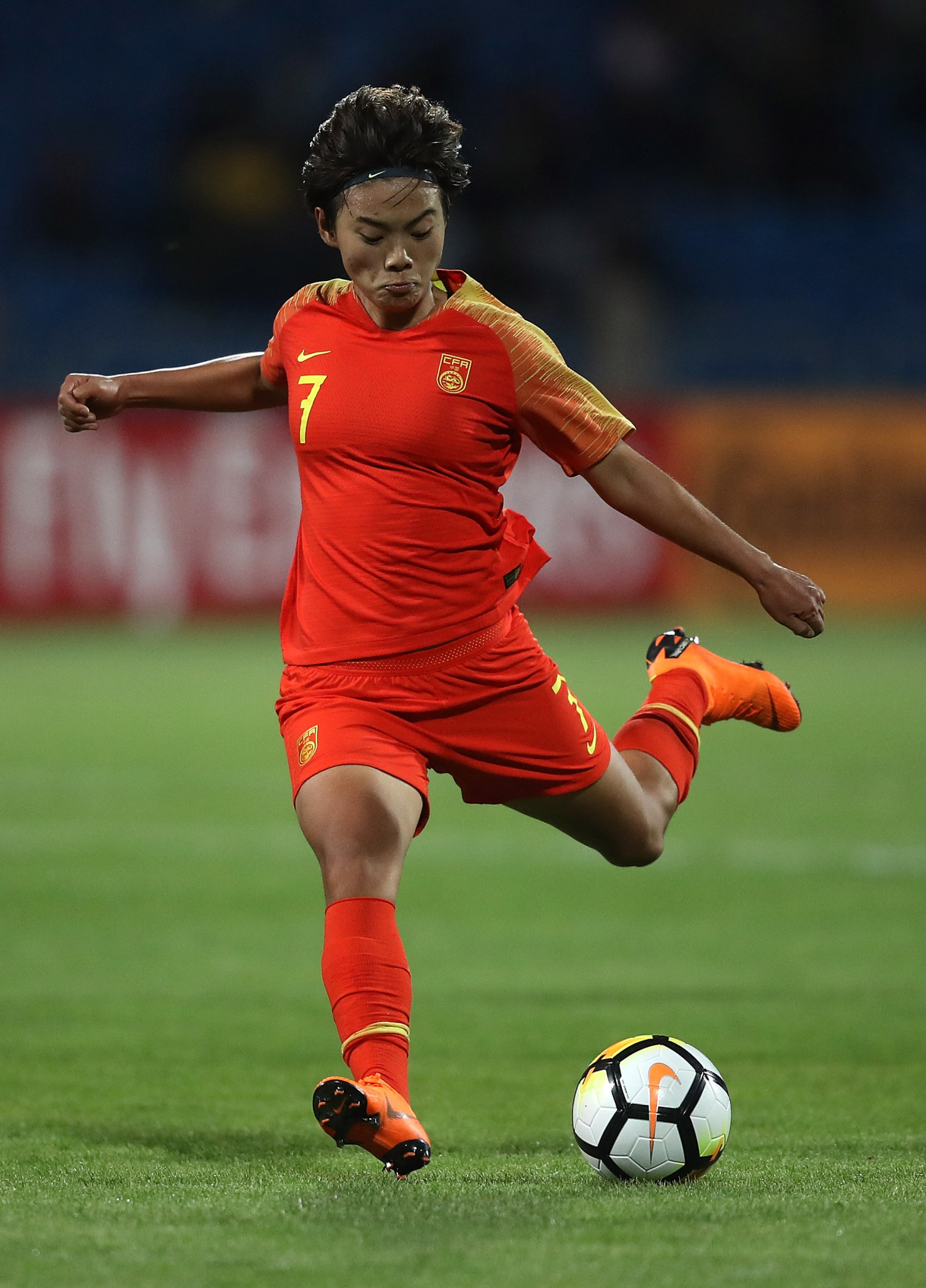 Wang Shuang scored three goals in China's 8-1 victory against Jordan ©Getty Images