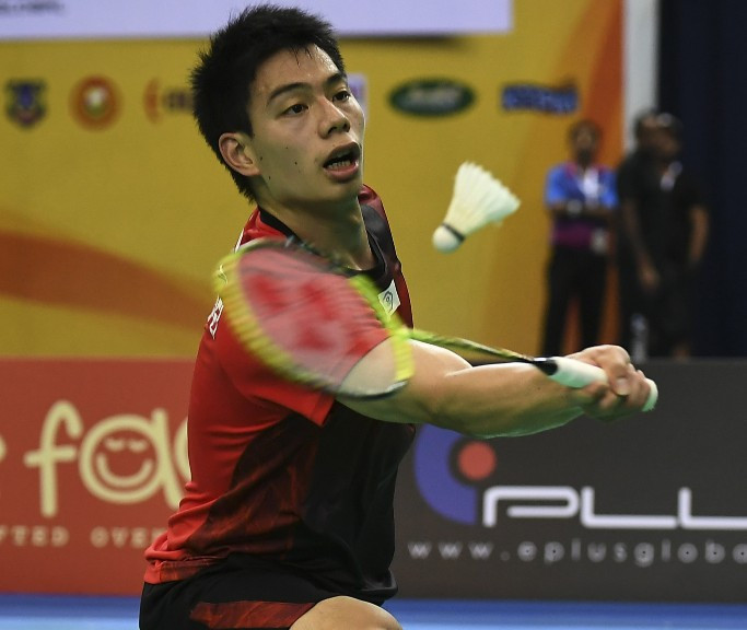 Hsu Jen Hao, Chinese Taipei's top seed, made an early exit from the men's singles at the BWF Lingshui China Masters today ©Getty Images