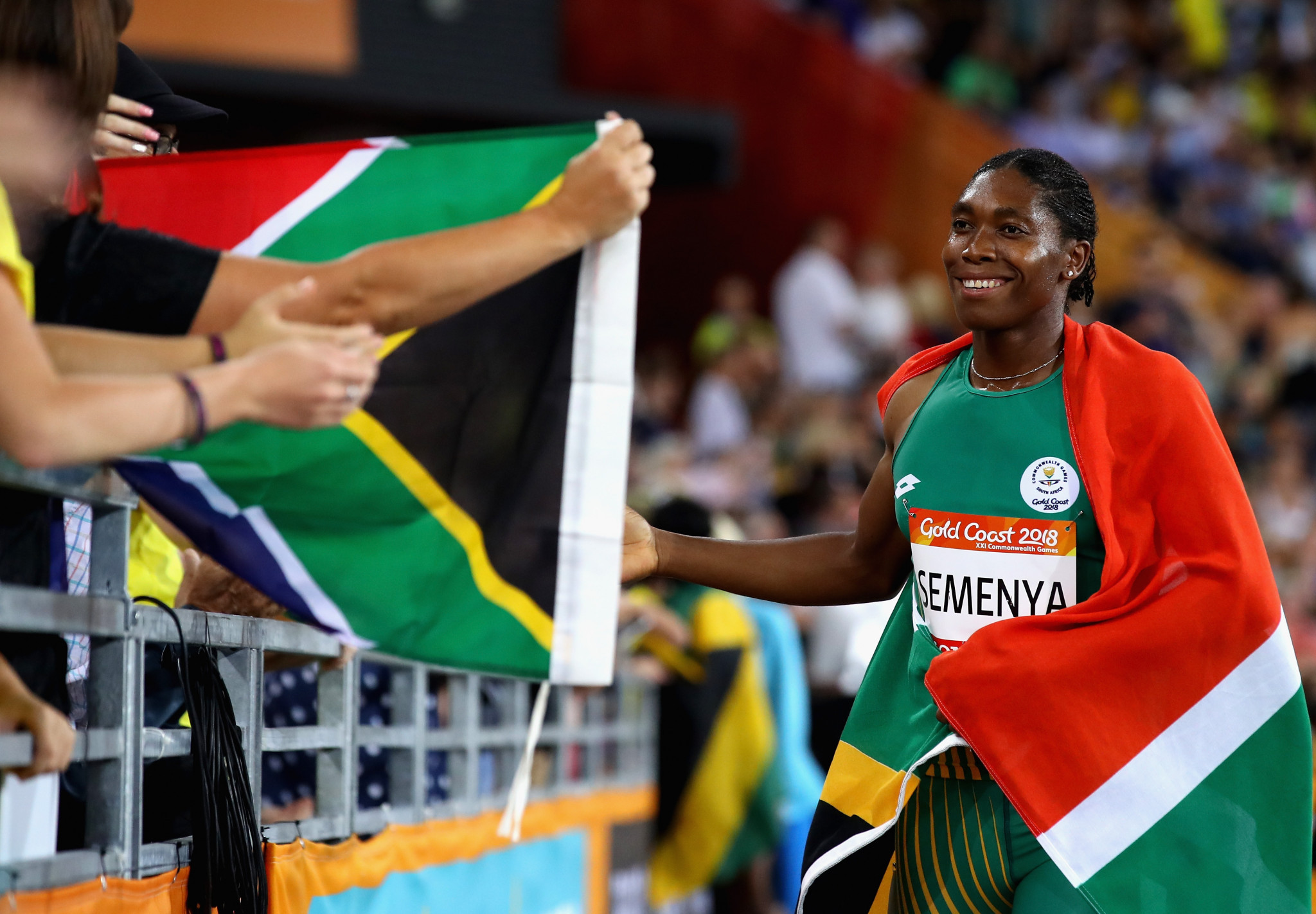 South Africa's Caster Semenya completed the 800m and 1500m middle-distance double ©Getty Images