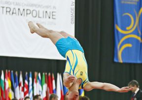 The men's and women's finals in trampoline took place at today's European Championships in Trampoline, Double Mini-Trampoline and Tumbling ©European Gymnastics