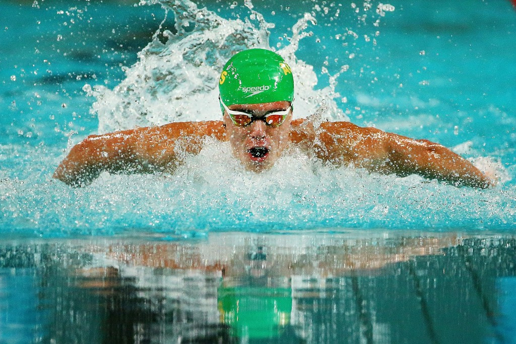 Brayden McCarthy was part of the Australian 4x100m freestyle relay team who struck gold with a dominant performance