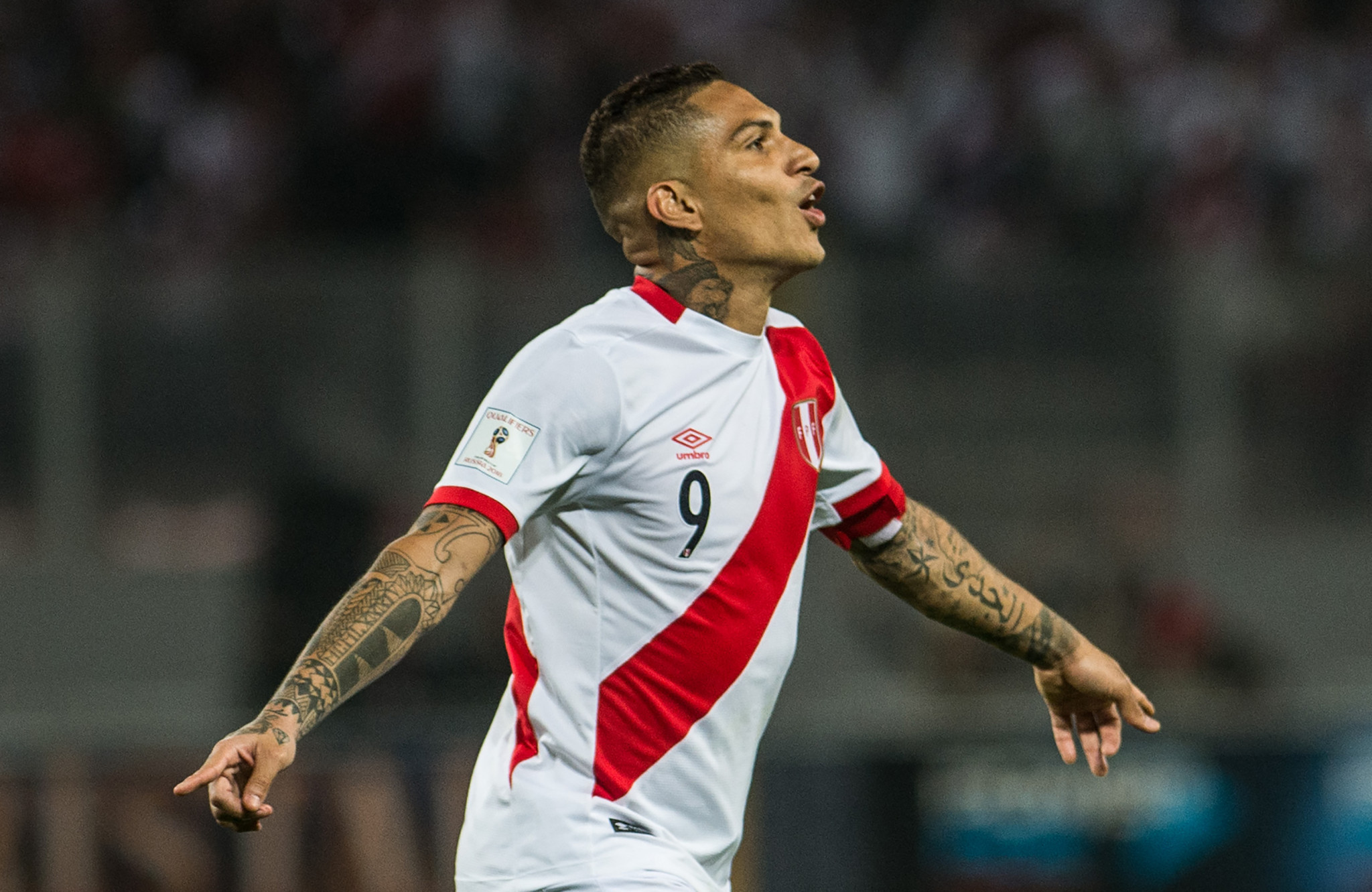 Paolo Guerrero could now miss Peru's first FIFA World Cup since 1982 ©Getty Images