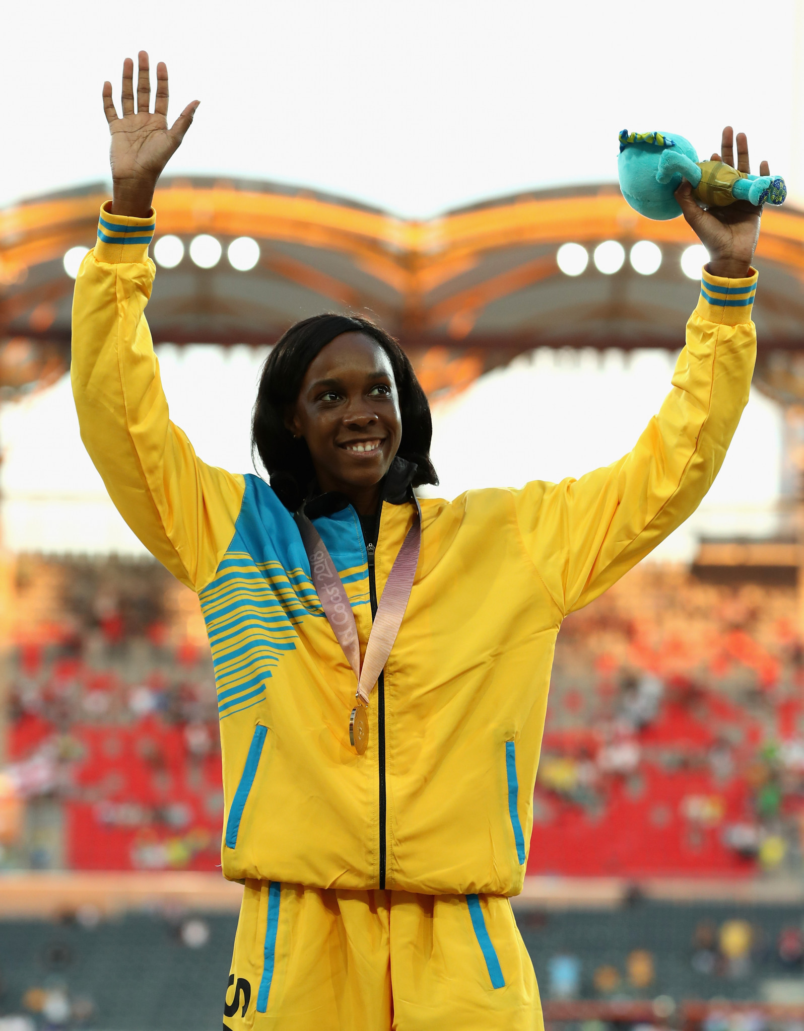 Levern Spencer was crowned the first Commonwealth Games champion from Saint Lucia in history with victory in the women's high jump at Gold Coast 2018 today ©Getty Images