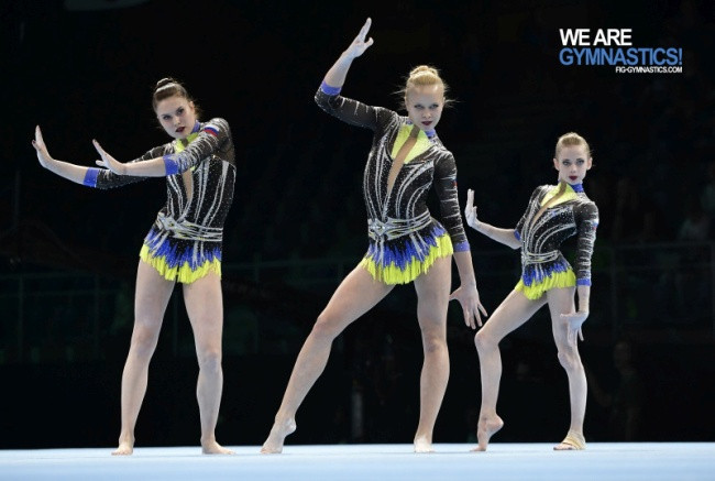 Russia retained the women's group title at the Acrobatics World Championships in Antwerp ©FIG
