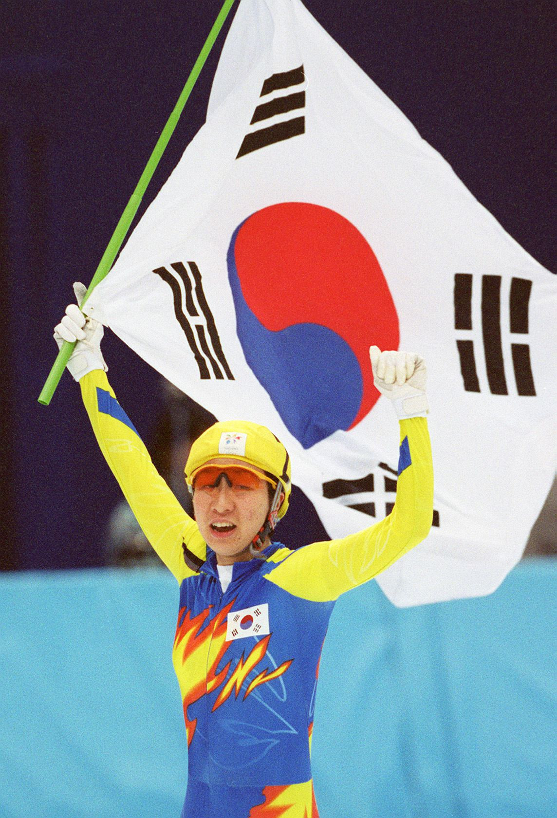 Chun Lee-kyung is among top South Korean short track speed skaters Jun Myung-kyu has helped reach the top ©Getty Images