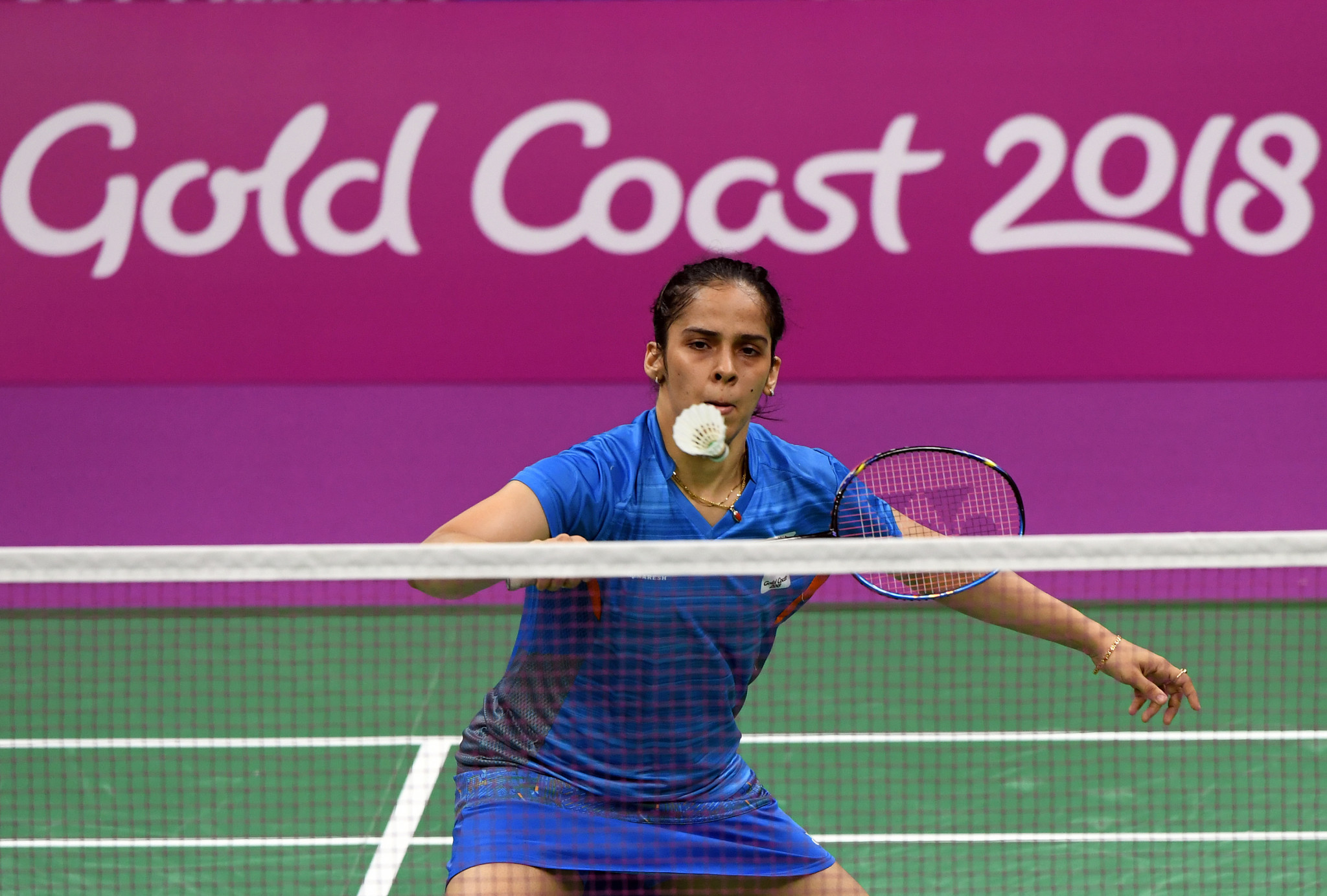 Indian badminton star Saina Nehwal beat compatriot and favourite PV Sindhu to seal the women's singles title ©Getty Images