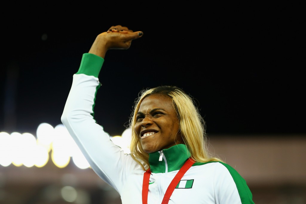 Blessing Okagbare has reportedly been banned from Rio 2016 ©Getty Images