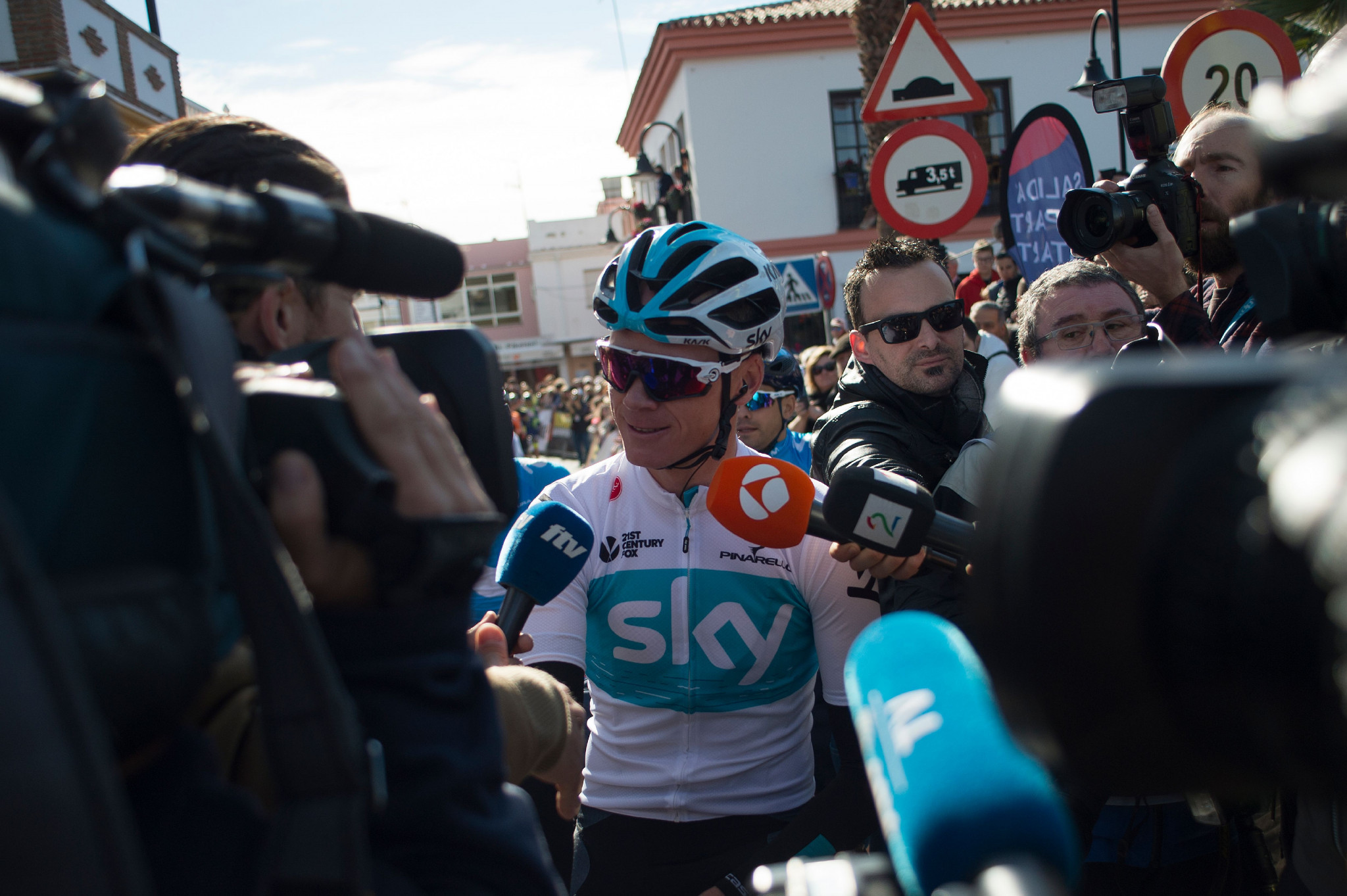 Britain's Chris Froome has continued to face questions about his salbutamol case ©Getty Images