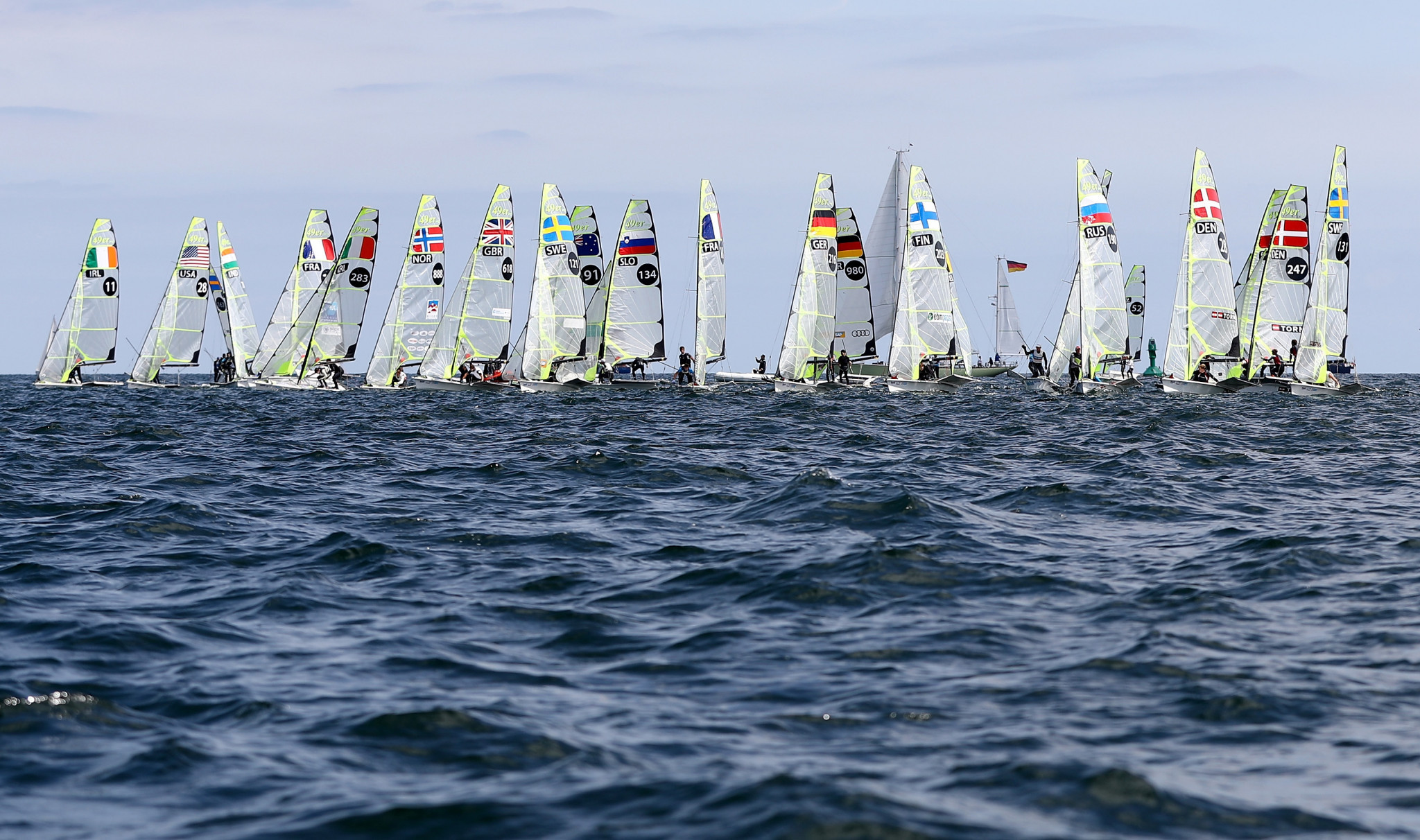 49er racing for the European title this year will take place in Gdynia, Poland ©Getty Images