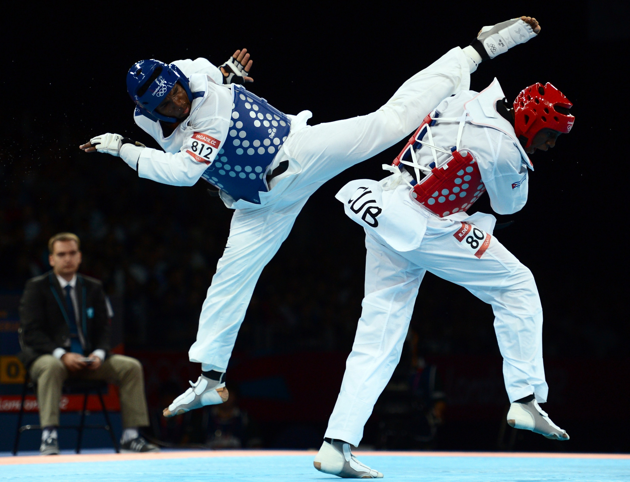 Chika Chukwumerije was one of two taekwondo athletes to represent Nigeria at the London 2012 Olympic Games ©Getty Images