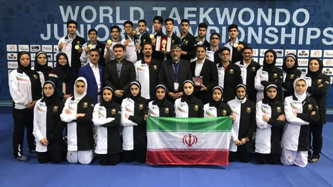 Iran led the way at the recent World Junior Taekwondo Championships ©I_R_A_N/Twitter