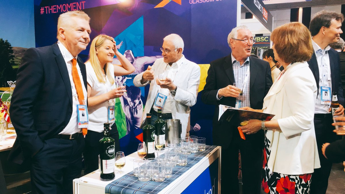 EventScotland hosted a whiskey tasting session ©SportAccord/Twitter