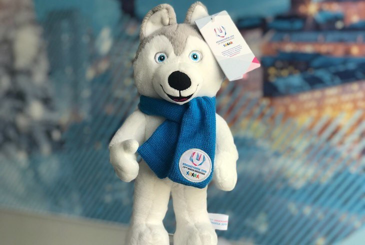 U-Laika was chosen as a mascot following a public vote ©Krasnoyarsk 2019