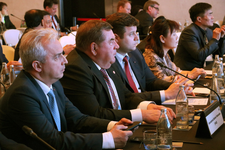 FIAS President Vasily Shestakov and secretary general Roberto Ferraris attended the General Assembly of the Alliance of Independent Recognised Members of Sport ©FIAS