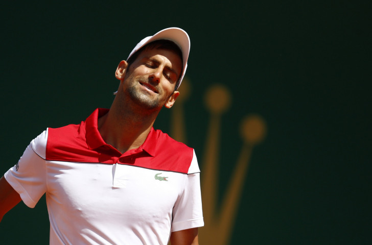 Novak Djokovic was beaten by Austria's Dominic Thiem at the Monte Carlo Masters today ©Getty Images