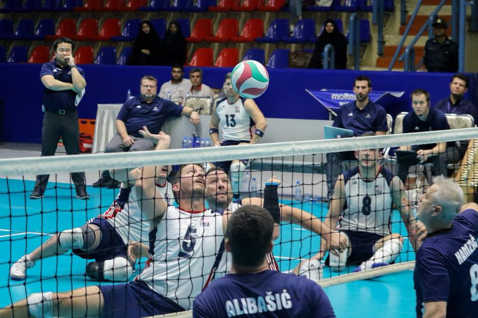 Bosnia and Hercegovina on the attack in the World Super 6 in Iran today ©worldparavolley.org