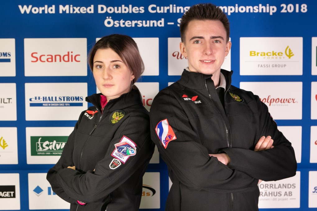 Maria Komarova and Daniil Goriachev will aim to repair the reputation of Russian curling in Östersund ©WCF