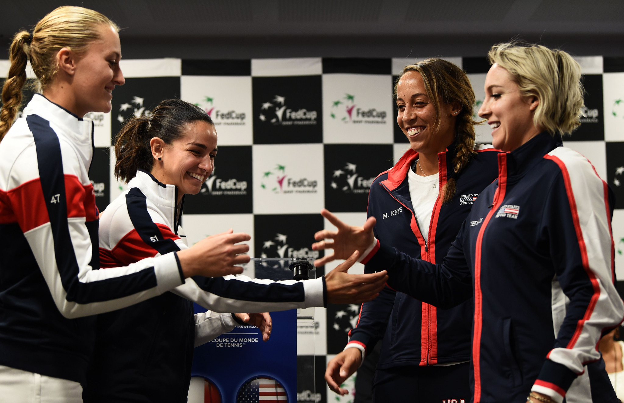 Defending champions the United States will continue their pursuit of a 19th Fed Cup title when they face France ©Getty Images