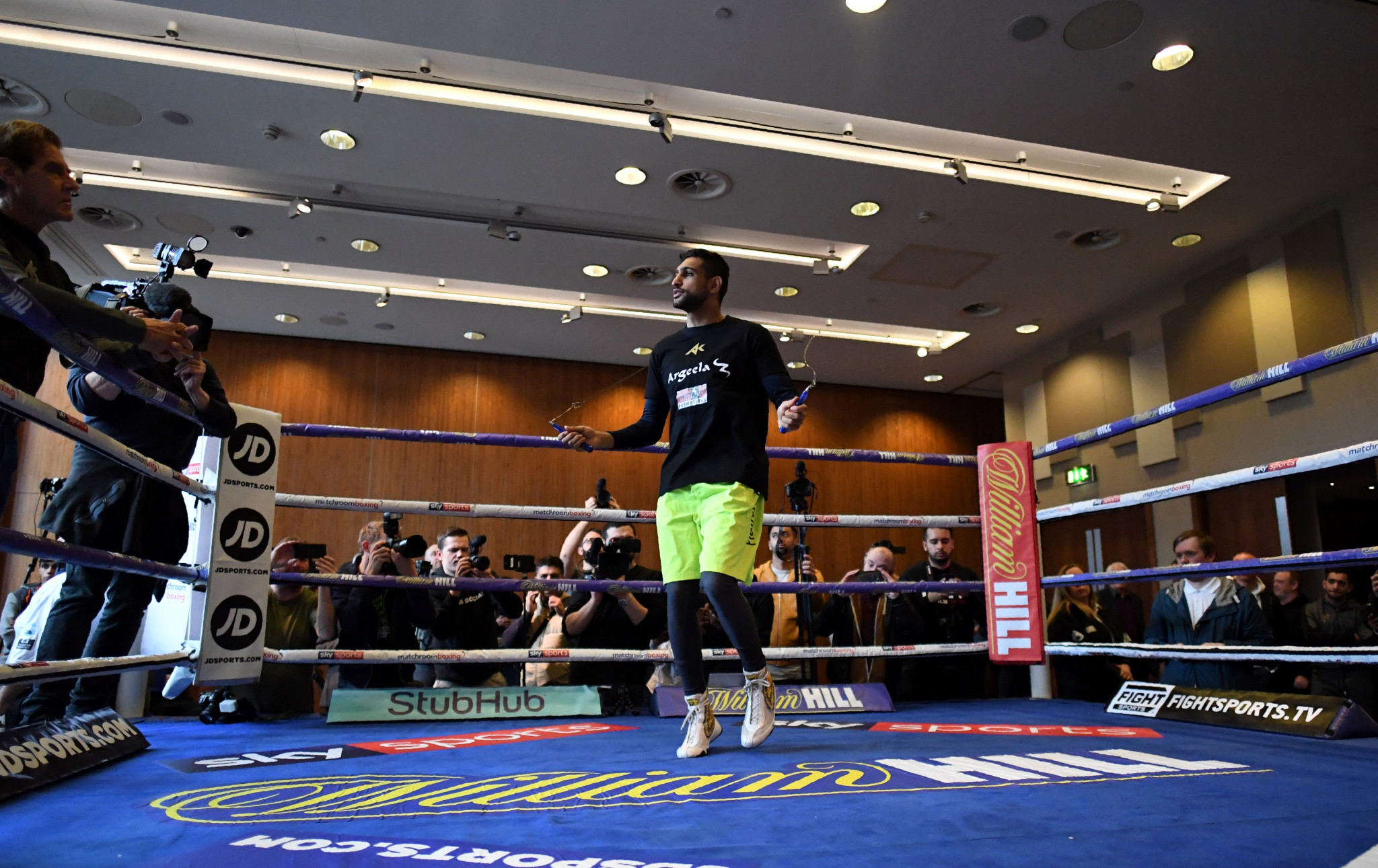 Britain's Amir Khan is due to make his return to the ring in Liverpool tonight ©Getty Images