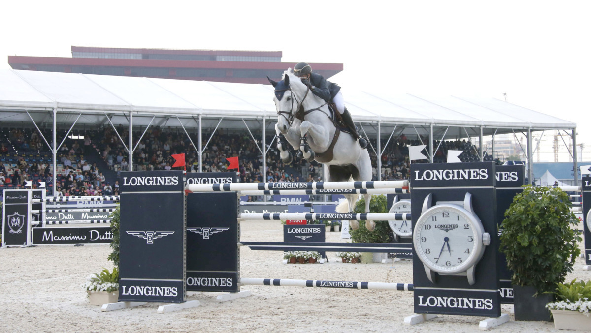 Gregory Wathelet wins the Longines Global Champions Tour Grand Prix in Shanghai ©GC