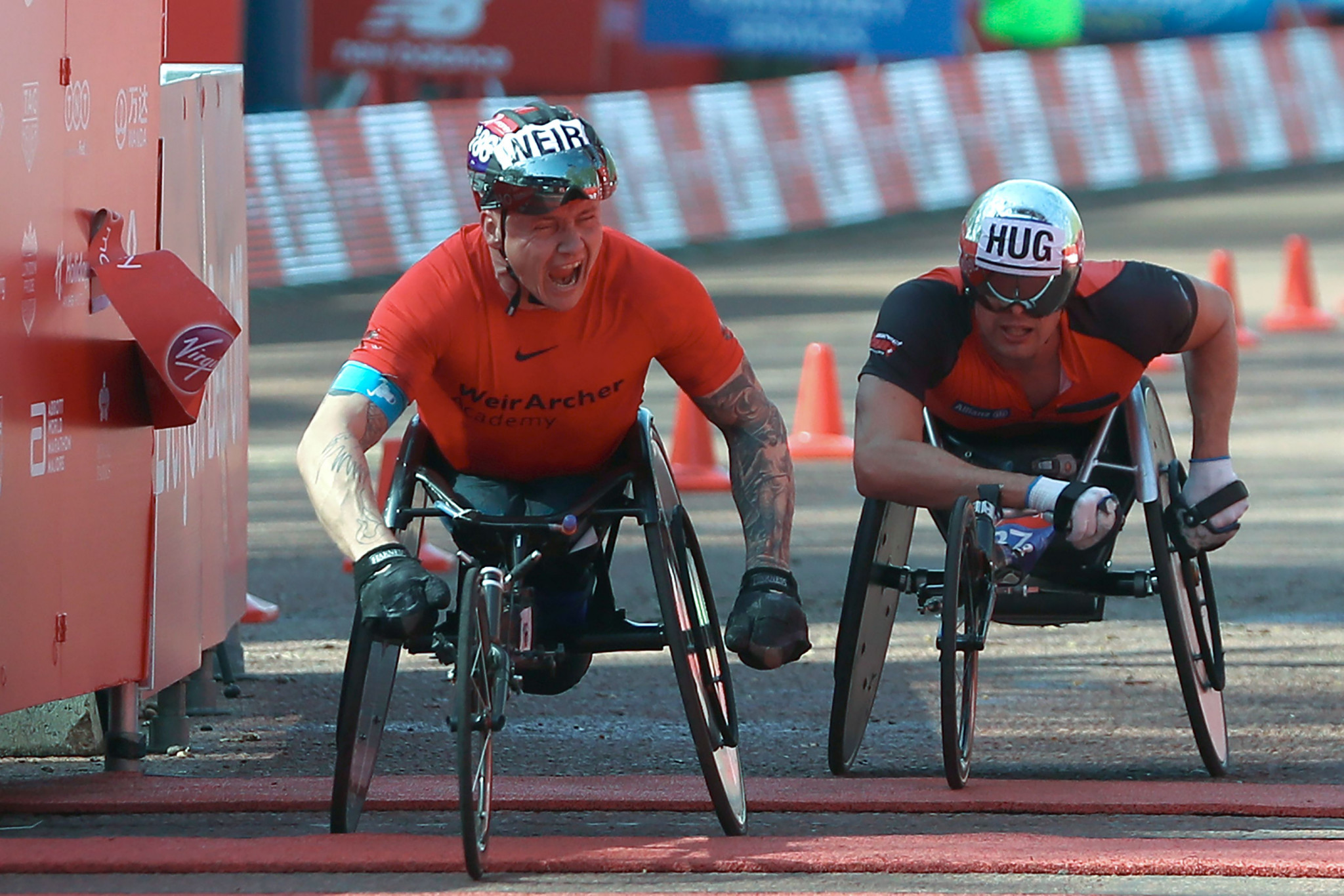 David Weir won his eighth men's wheelchair title ©Getty Images