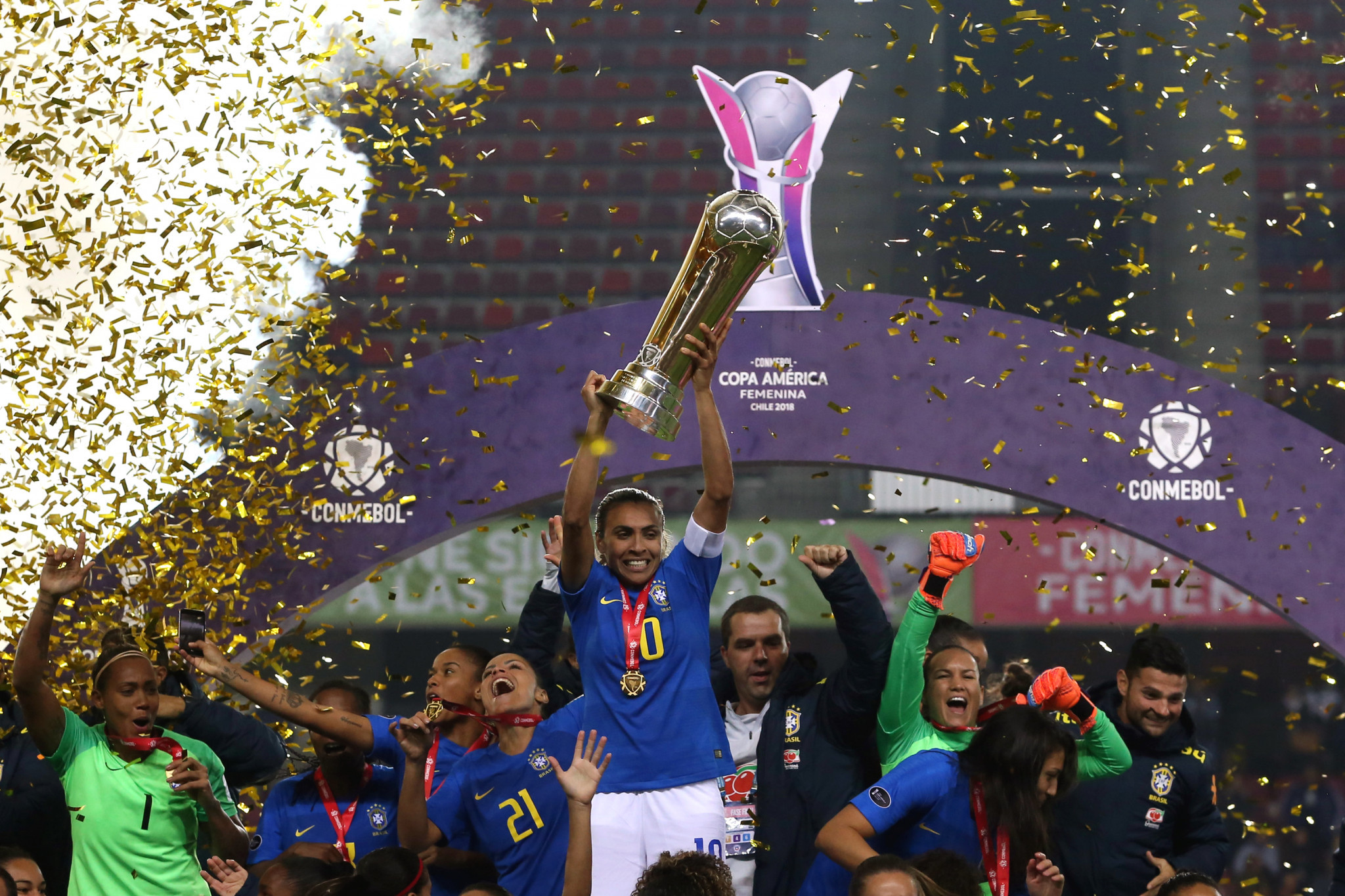 Brazil lift Copa América Femenina for seventh time as Argentina collapse sees Chile qualify for FIFA World Cup