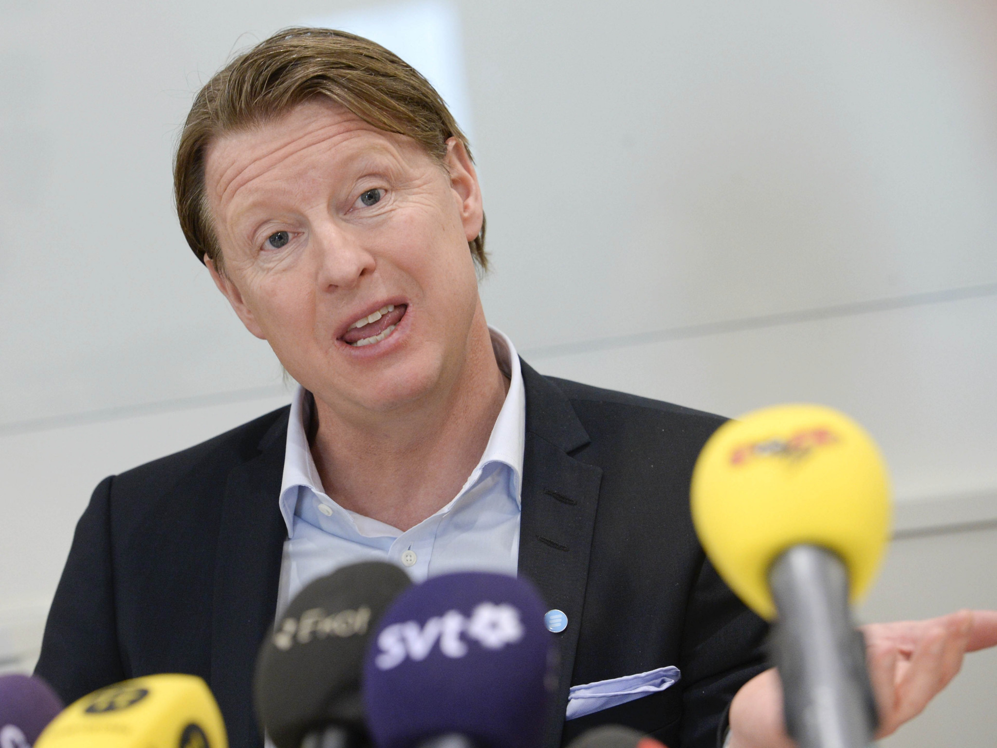 Mats Årjes will replace Hans Vestberg, pictured, as SOK President ©Getty Images