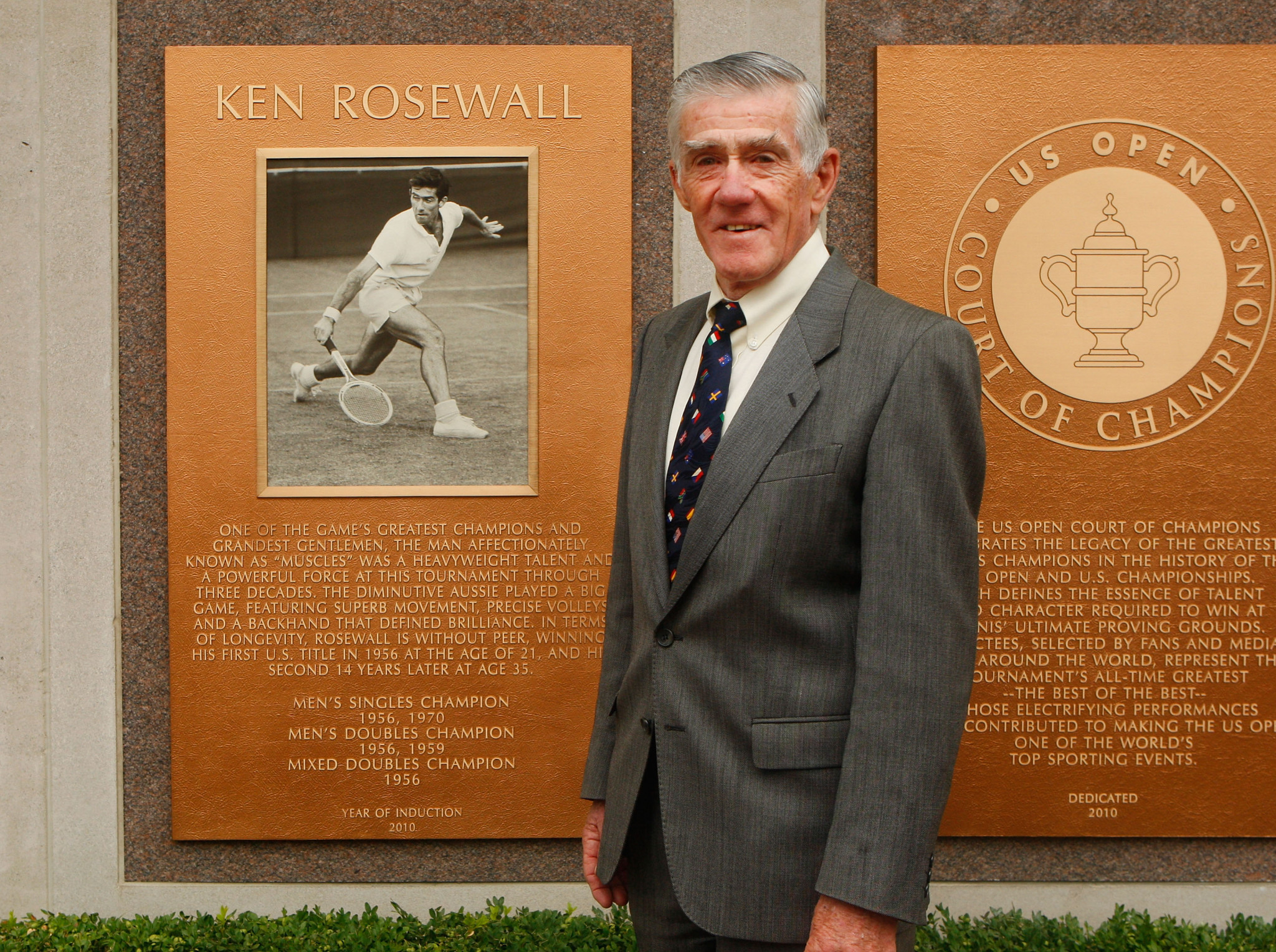Ken Rosewall won the first ever men's Open Era title ©Getty Images