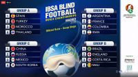 Brazil to face Britain at IBSA Blind Football World Championships after draw conducted in Madrid